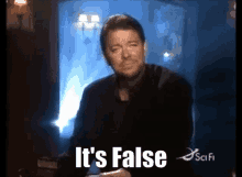 Its False Jonathan Frakes GIF - Its False Jonathan Frakes GIFs