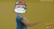 Rekt Wolf Crypto Nft GIF - Rekt Wolf Crypto Nft Yellow Strong GIFs