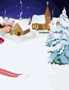 Ski Animated GIF - Ski Animated Girl GIFs