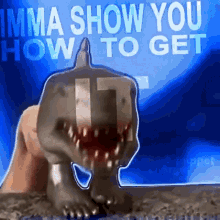 Shark Puppet Toosie Slide GIF - Shark Puppet Toosie Slide Dancing GIFs