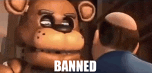 Banned Freddy GIF - Banned Freddy Freddy Fazbear GIFs