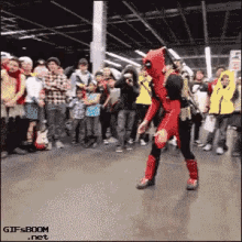 Deadpool Spiderman GIF - Deadpool Spiderman Dirty Dancing GIFs