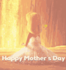 Tinkerbell Happy Mothers Day GIF - Tinkerbell Happy Mothers Day Look Back GIFs