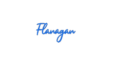 flanagan animated text text blinking
