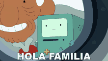 Hola Familia Bmo GIF - Hola Familia Bmo Hora De Aventura GIFs
