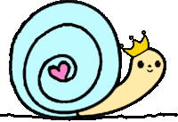 Princess Snail Sticker - Princess Snail Stickers