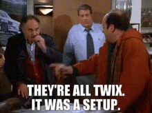 Twix Seinfeld GIF - Twix Seinfeld Scam GIFs