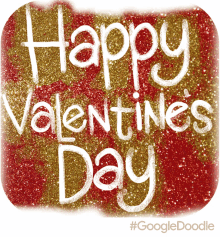 happy valentines day google doodles valentines day glitter