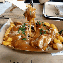 poutine fries gravy cheese canadian