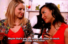 Glee Santana Lopez GIF - Glee Santana Lopez Maybe Thats Why We Love Each Other So Much GIFs