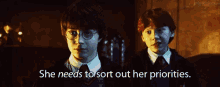 Sort Out Harry Potter GIF - Sort Out Harry Potter Ron Weasley GIFs