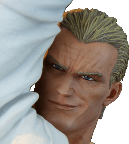 Geese Howard Face Sticker - Geese Howard Face Smile Stickers