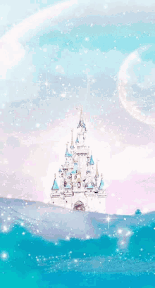 Castle Disney Castle GIF - Castle Disney Castle Stars GIFs