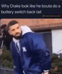 Drake Switch Back Tail GIF