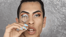 eye lashes curler makeup eye roll flick eyebrows makeup tutorial