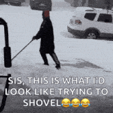 Snowday Shovelingsnow GIF - Snowday Shovelingsnow Winter GIFs
