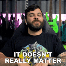 It Doesn'T Really Matter Andrew Baena GIF - It Doesn'T Really Matter Andrew Baena It'S Not Important GIFs