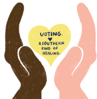 Voting Heart Sticker