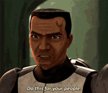 Star Wars Commander Cody GIF - Star Wars Commander Cody Do This For Your People GIFs