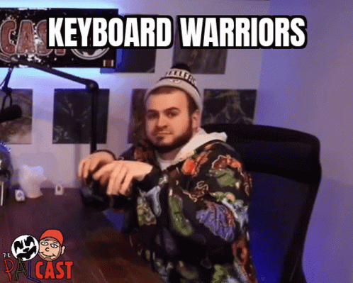 keyboard warrior gif