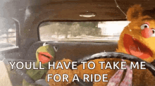 Muppets The Muppets GIF - Muppets The Muppets Singing Driving GIFs
