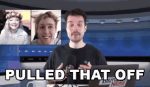 Pulled That Off Benedict Townsend GIF - Pulled That Off Benedict Townsend Youtuber News GIFs