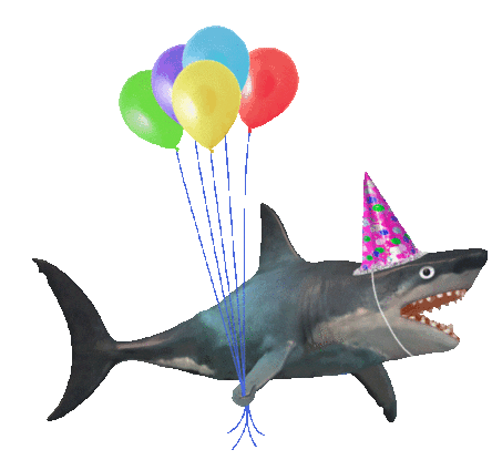 Yes Shark Sticker - Yes Shark Balloon Stickers