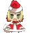 a pixel art of a person wearing a santa hat and sunglasses .