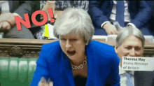 Prime Minister Theresa May No GIF - Prime Minister Theresa May No Brexit GIFs