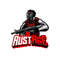 Rust Rustage Sticker - Rust Rustage Logo Stickers