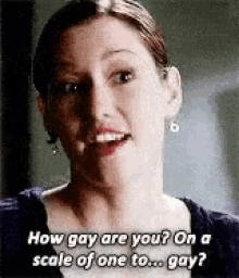 Lexie Grey How Gay Are You GIF - Lexie Grey How Gay Are You Greys Anatomy GIFs