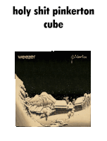 Weezer 3d Cube Sticker - Weezer 3d Cube Rotating Cube Stickers