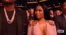 Nicki Staring GIF - Nicki Minaj American Music Awards Ama GIFs
