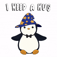 hugs penguin