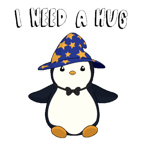 Sad Hug Sticker