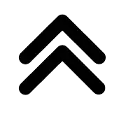 two arrows pointing up on a white background