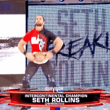 Seth Rollins Team Raw GIF - Seth Rollins Team Raw Entrance GIFs