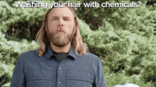 Washing Your Hair With Chemicals Wash Your Hair GIF - Washing Your Hair With Chemicals Washing Your Hair Wash Your Hair GIFs