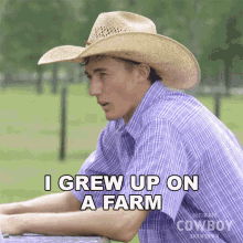 i grew up on a farm tyler kijac ultimate cowboy showdown season2 im a farm boy born and raised in a farm