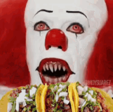 It Pennywise GIF - It Pennywise Food GIFs