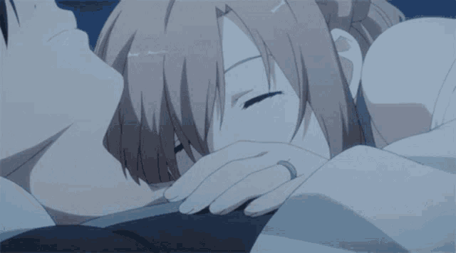 hugs #anime #couple #animecouple - Love Anime Cute Couple, HD Png Download  , Transparent Png Image - PNGitem