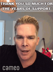 Thank You So Much For The Years Of Support Mark Mcgrath GIF - Thank You So Much For The Years Of Support Mark Mcgrath Cameo GIFs