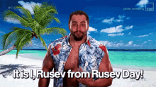 Rusev Rusev Day GIF - Rusev Rusev Day Beach GIFs