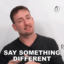 Say Something Different Adam GIF - Say Something Different Adam Engvid GIFs