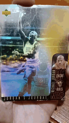 Michael Jordan Basketball Card GIF - Michael Jordan Basketball Card GIFs