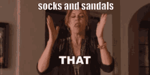 Sandals GIF - Sandals Socks And Sandals Genius GIFs