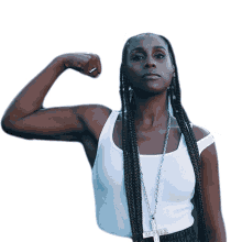flexing issa rae bustle strong woman im strong
