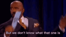 Steve Harvey But We Dont Know What That One Is GIF - Steve Harvey But We Dont Know What That One Is Anidzns GIFs