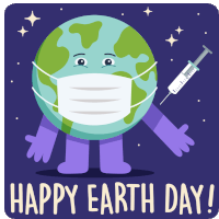 Earth Day Happy Earth Day Sticker - Earth Day Happy Earth Day Mask Stickers