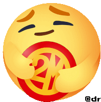 Emoji Hug Sticker